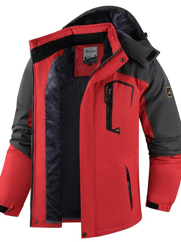Winter Thermal Jacket | Waterproof 3000mm | Coral Fleece Lined | Men | M-6XL | 9 Colors