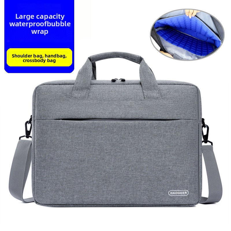 Waterproof Shockproof Laptop Bag | Oxford Cloth | Airbag Cushion | 13.3"-16.1" | 3 Colors