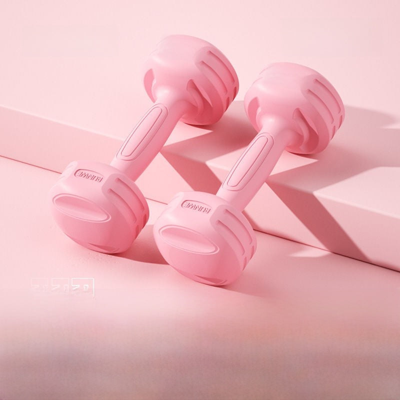 Rubber-Coated Dumbbells Set – Home Fitness Weights