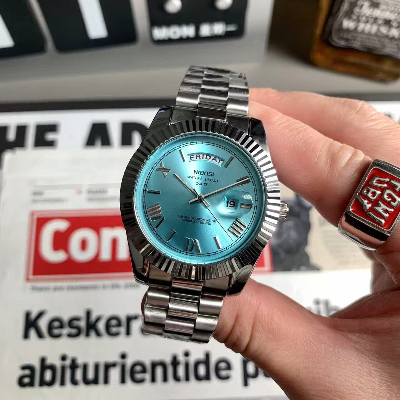Smartwatch Retro Clásico con Calendario – Pantalla TFT Táctil, NFC, 21 Colores