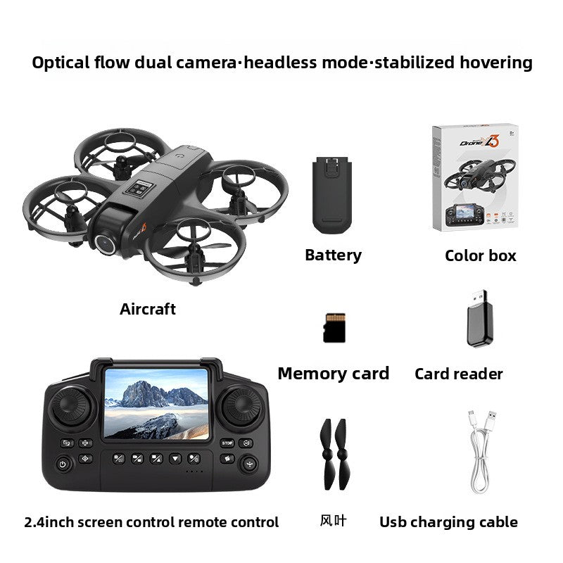 Mini Dron YL3 con Doble Cámara HD – Posicionamiento Óptico, Control Gestual, Pantalla 2.4"