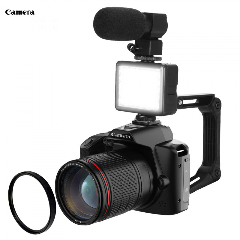 Cámara Digital D5 WiFi 4K Doble Lente – 64MP, Visión Nocturna, Batería 4800mAh, Antivibrador