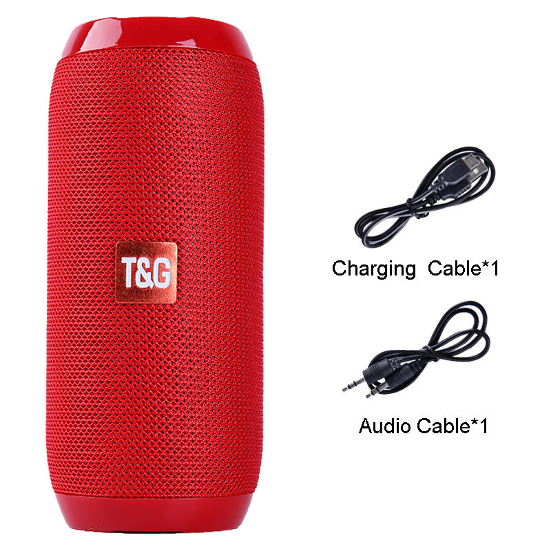 Altavoz Bluetooth Portátil 360° – IPX5, FM, TF, USB – 10 Horas de Batería