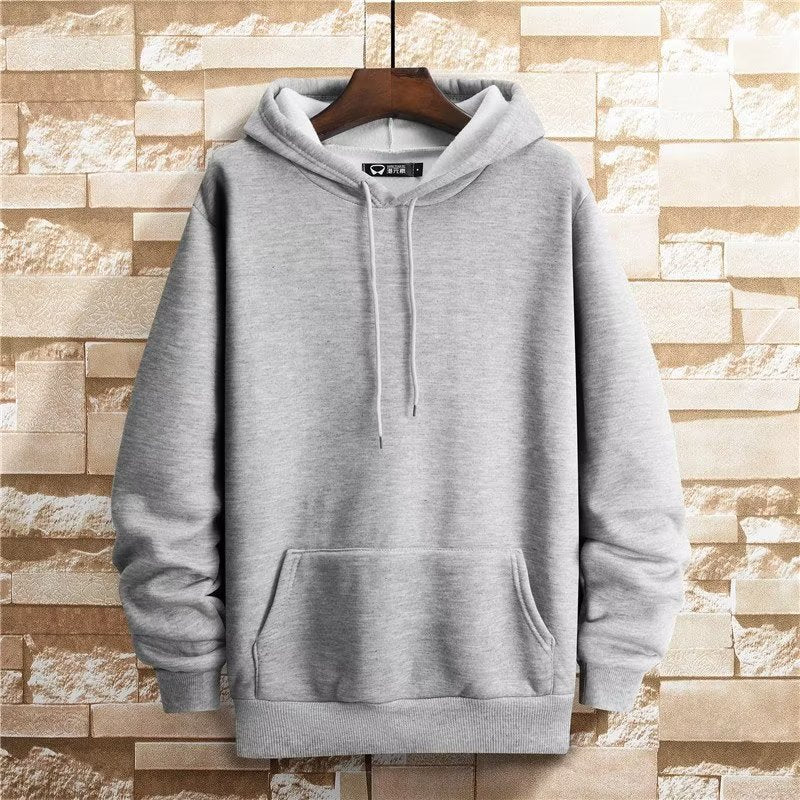 Fleece-Lined Hooded Sweatshirt | Unisex Loose Fit | M-5XL | 6 Colors