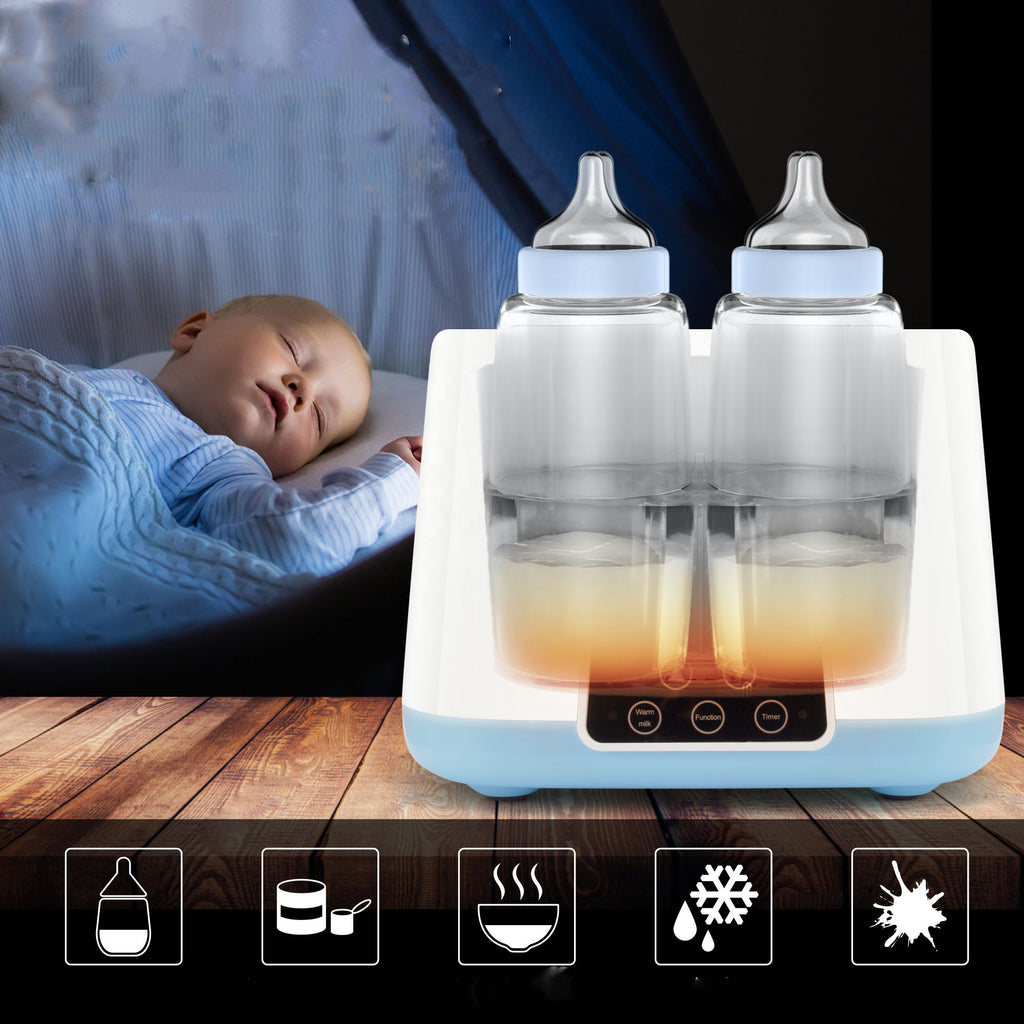 ALTSON Calienta Biberones Inteligente — 4 Biberones Simultáneos, Termostato, Control Remoto