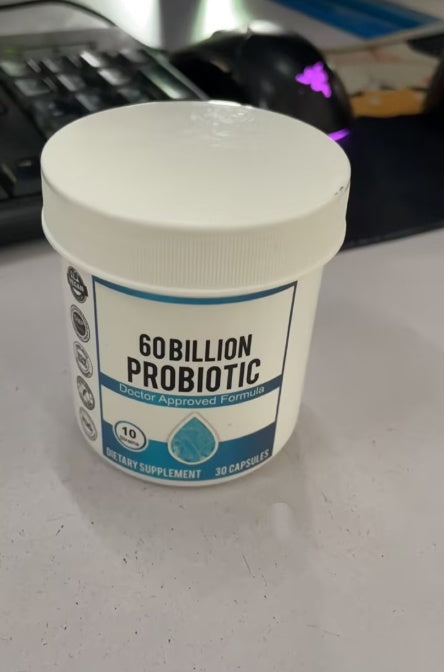 Probiótico 60 Mil Millones UFC + Enzimas Digestivas | Salud Intestinal