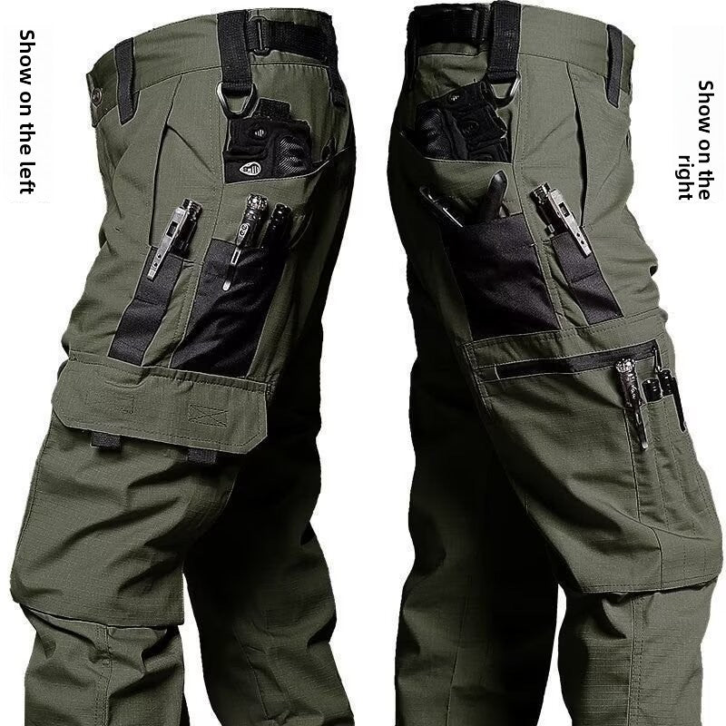 Pantalones Tácticos de Verano para Hombre – 100% Poliéster, Corte Recto, S a XXXL