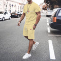 Conjunto Deportivo Hombre Estampado 3D Camiseta + Shorts 12 Colores S-XXL | Men's 3D Print Sports Outfit T-Shirt & Shorts Set