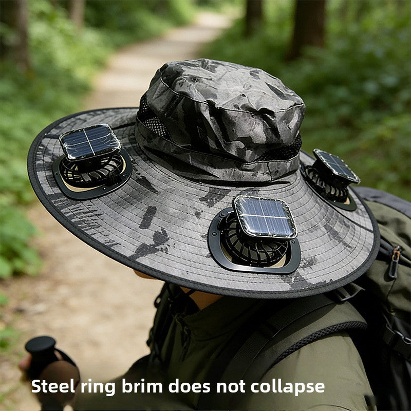 Solar Powered Fan Hat | 1000mAh | Single, Dual & Triple Fan | UV Protection