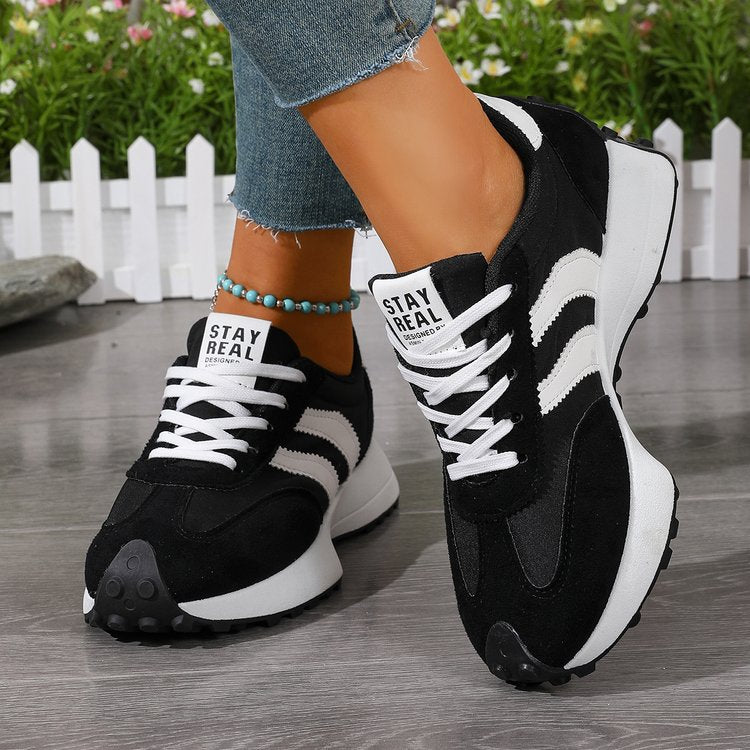 Zapatillas Deportivas Casuales Mujer – Suela Gruesa, 7 Colores, Tallas 36-43