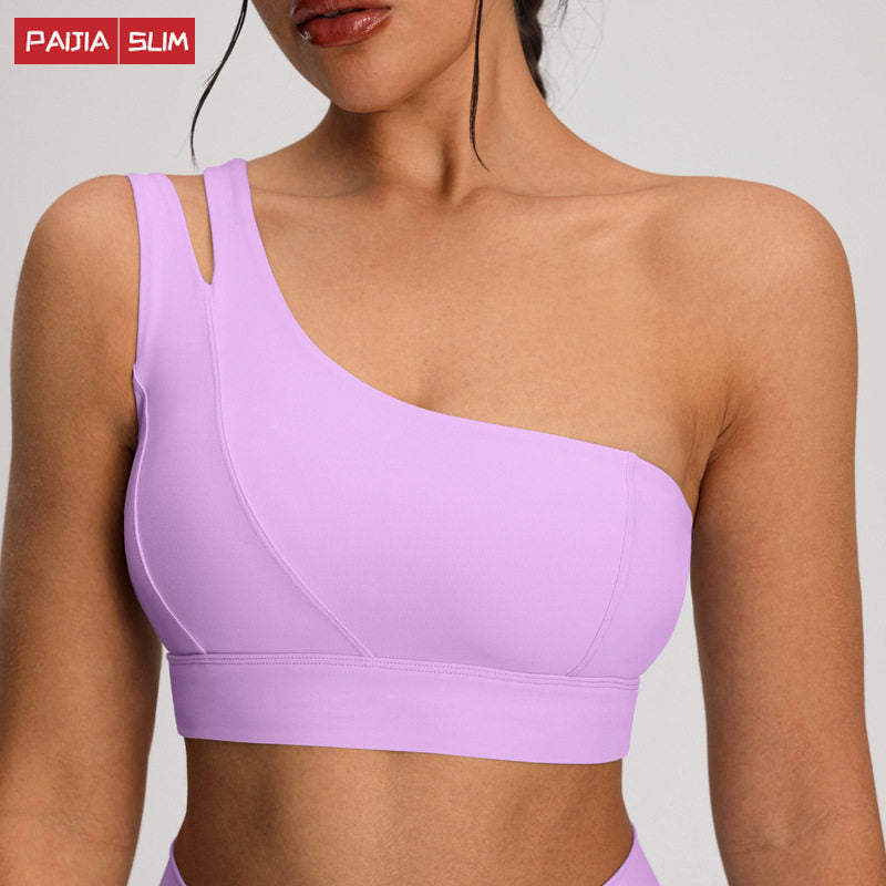 Conjunto Yoga Mujer Bra Asimétrico + Falda Deportiva Tela Quick-Dry S-XL | Women Yoga Set Bra & Skirt