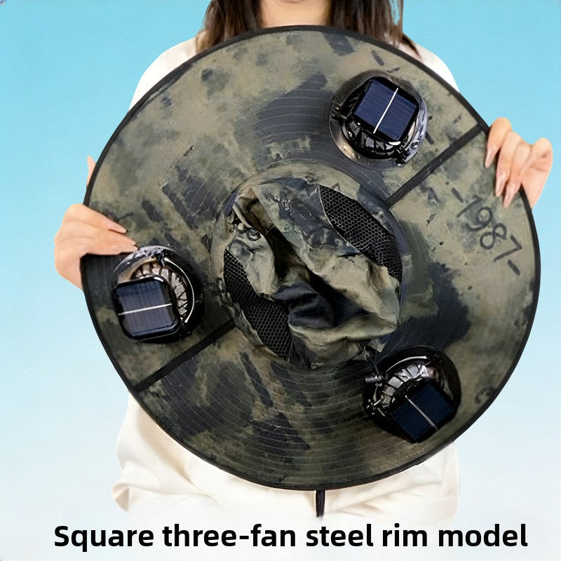 Solar Powered Fan Hat | 1000mAh | Single, Dual & Triple Fan | UV Protection