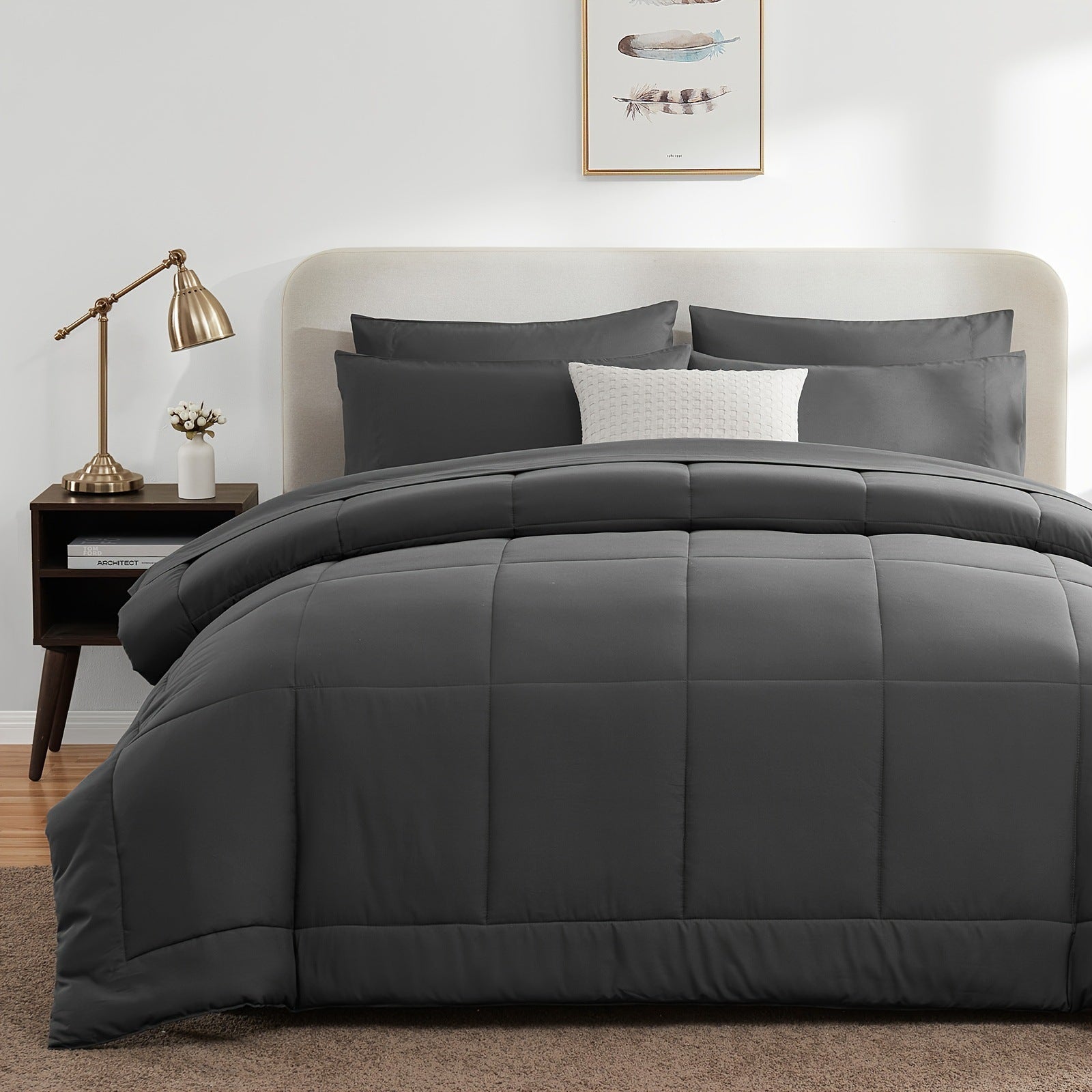 ALTSON Juego de Ropa de Cama 7 Piezas — Full, Queen y King | 8 Colores