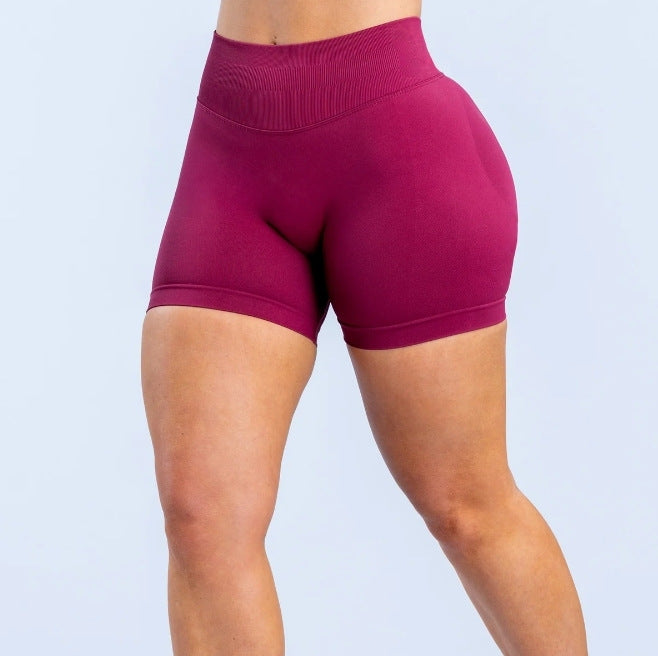 Pantalones Yoga Mujer Cintura Triple Sin Costuras 90% Nylon 10% Spandex Butt Lift Alta Elasticidad 3/4 19 Colores XS-XL | Women Seamless Triple Waist Yoga Pants