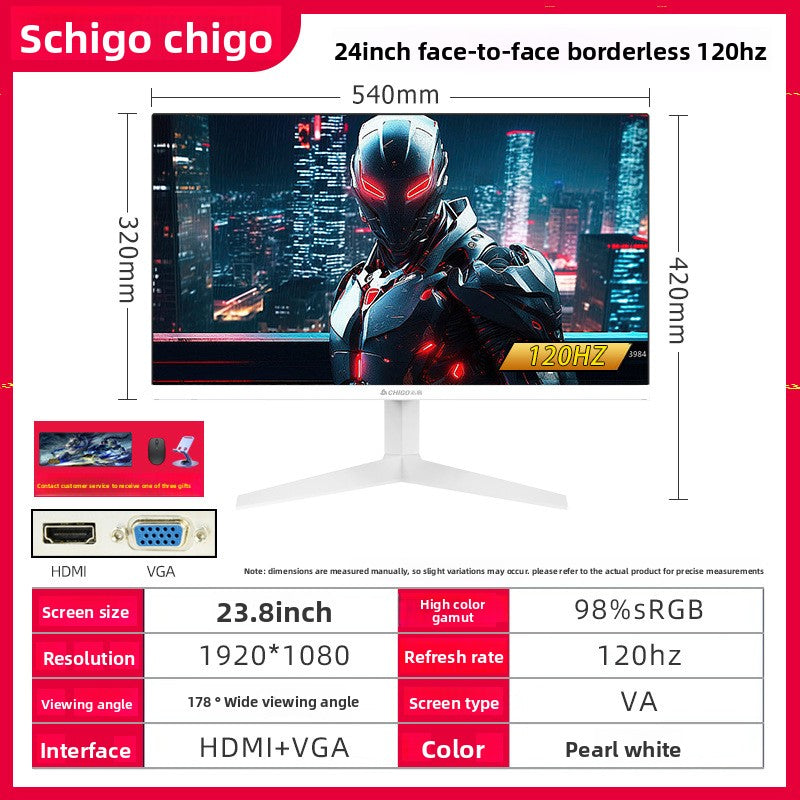 Monitor de Computadora IPS – Plano y Curvo | 20" a 27" | FHD 2K 4K | 60Hz a 240Hz
