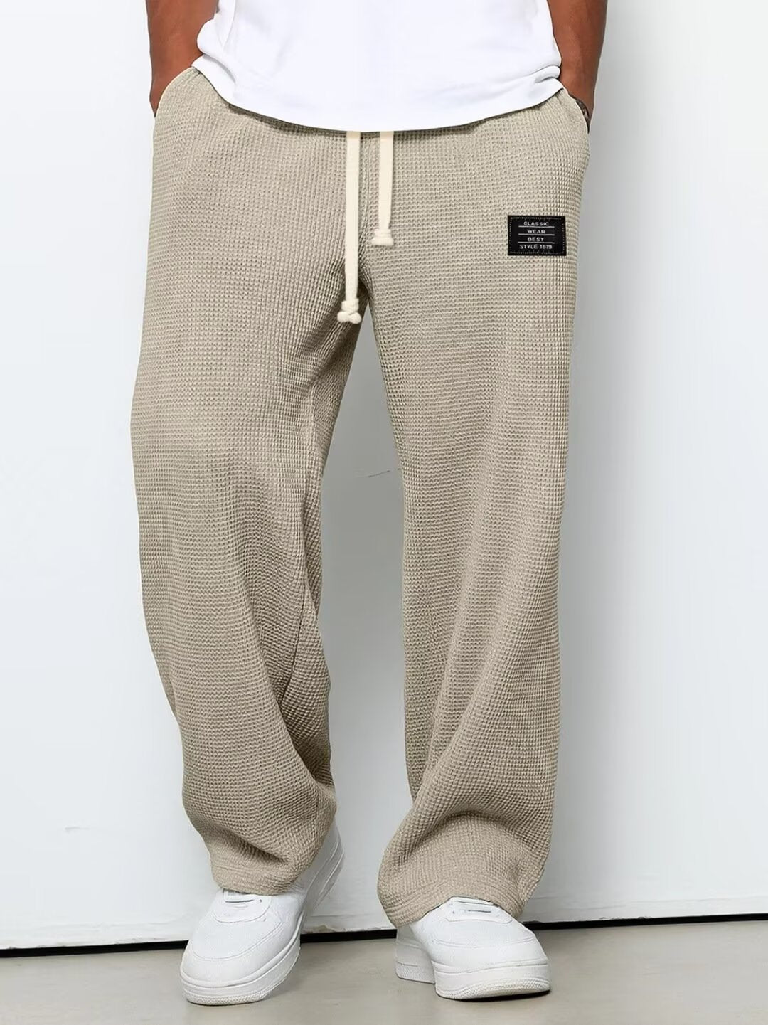 Pantalones Casuales de Pierna Recta | Tela Elástica | 8 Colores | Tallas M-XXXL