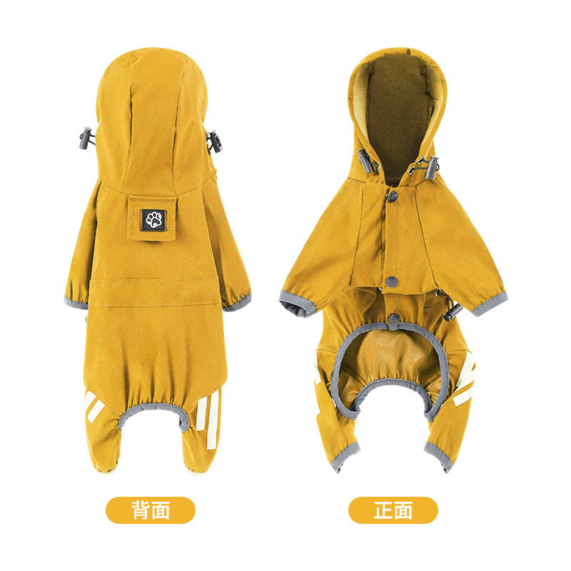 Impermeable para Perros con Tiras Reflectantes | 6 Colores | Tallas S-XXL