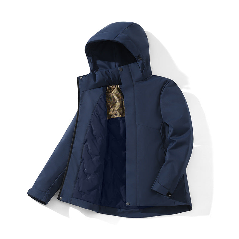 Unisex Mountaineering Jacket | 400g Cotton Fill | Graphene Lined | Hooded Zip | S-5XL | 9 Colors