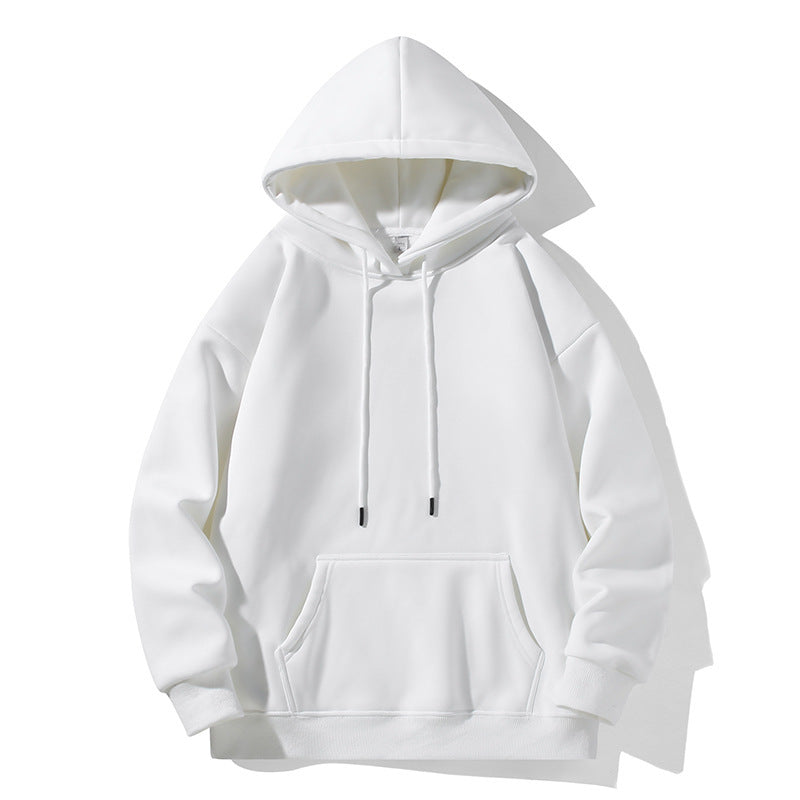 Fleece-Lined Hooded Sweatshirt | Unisex Loose Fit | M-5XL | 6 Colors