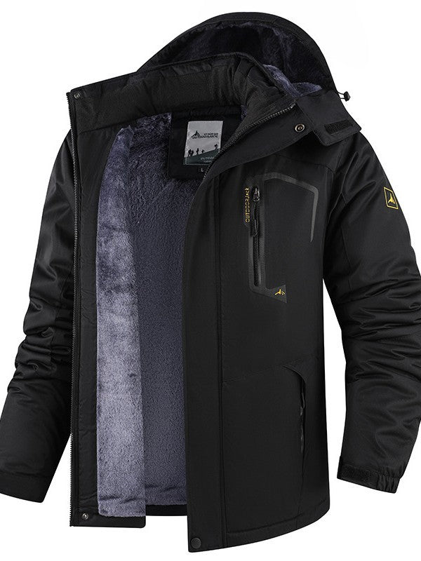 Winter Thermal Jacket | Waterproof 3000mm | Coral Fleece Lined | Men | M-6XL | 9 Colors