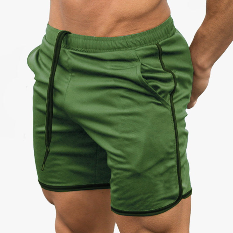 Shorts Deportivo Hombre Cintura Alta Malla Transpirable Secado Rápido 13 Colores M-XXL | Men's High Waist Mesh Quick-Dry Sports Shorts