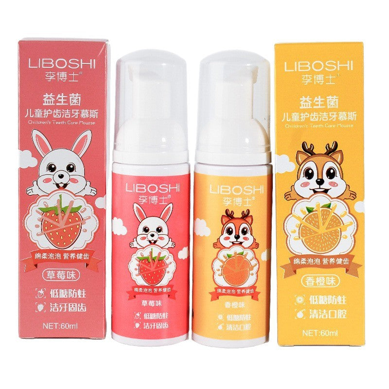 Pasta de Dientes Probiótica Infantil Viral TikTok – Dr. Li Mousse Espuma Sin Flúor | Dr. Li Kids Probiotic Toothpaste Mousse