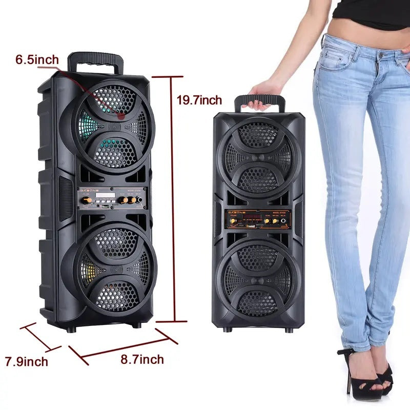 Altavoz Bluetooth para Fiestas con Karaoke, Luces LED y TWS – ALTSON