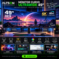 49-Inch Ultrawide Curved Monitor 32:9 | 5K 165Hz | Built-in Speakers | Home & Office