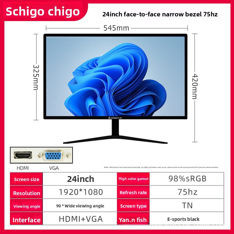 Monitor de Computadora IPS – Plano y Curvo | 20" a 27" | FHD 2K 4K | 60Hz a 240Hz