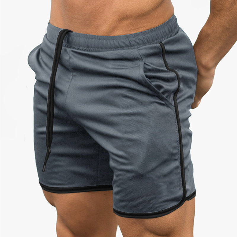 Shorts Deportivo Hombre Cintura Alta Malla Transpirable Secado Rápido 13 Colores M-XXL | Men's High Waist Mesh Quick-Dry Sports Shorts