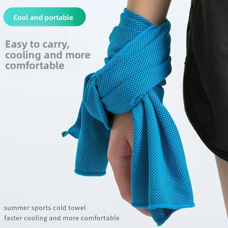 Toalla Refrescante Deportiva 100x30cm – Secado Rápido, Antibacteriana y Multideporte