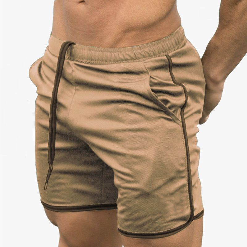 Shorts Deportivo Hombre Cintura Alta Malla Transpirable Secado Rápido 13 Colores M-XXL | Men's High Waist Mesh Quick-Dry Sports Shorts