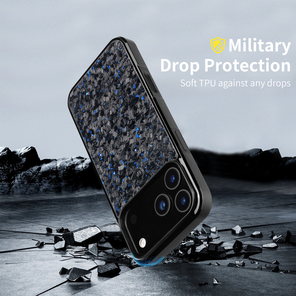 Forged Carbon Fiber Phone Case for iPhone 17 Series