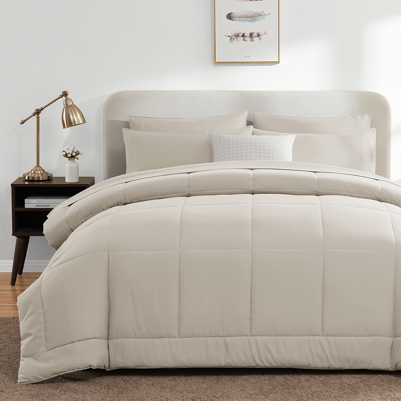 ALTSON Juego de Ropa de Cama 7 Piezas — Full, Queen y King | 8 Colores