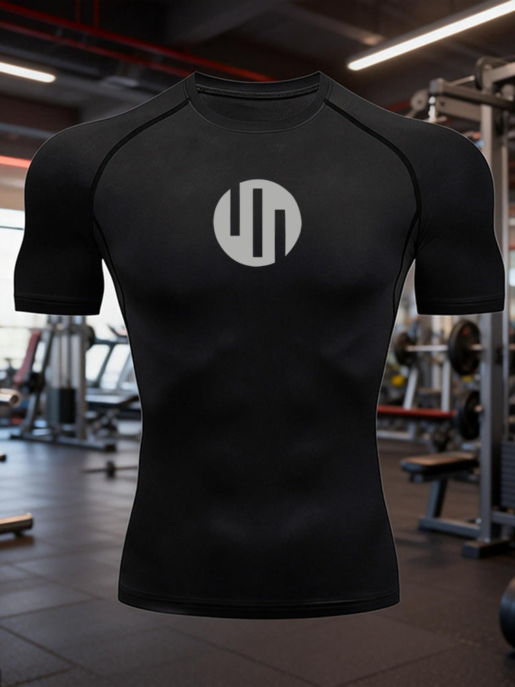Camiseta Deportiva de Compresión para Hombre – Secado Rápido, Slim Fit, S a XXXL