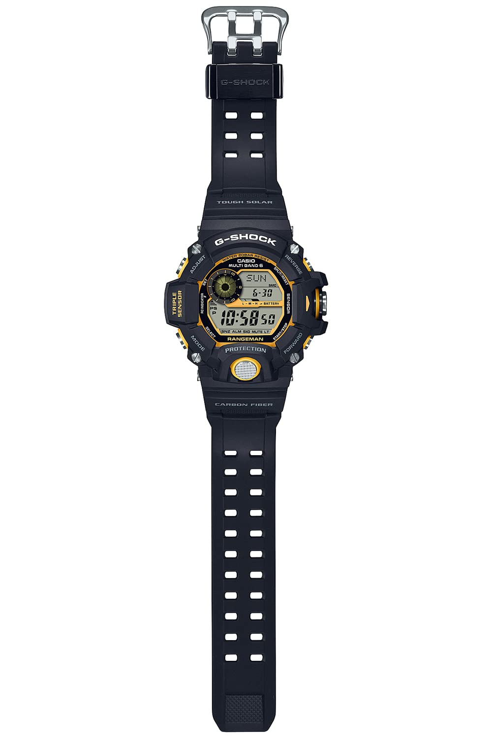 Casio G-Shock Rangeman GW-9400 — Reloj Solar con Brújula, Altímetro y 200m Resistencia al Agua