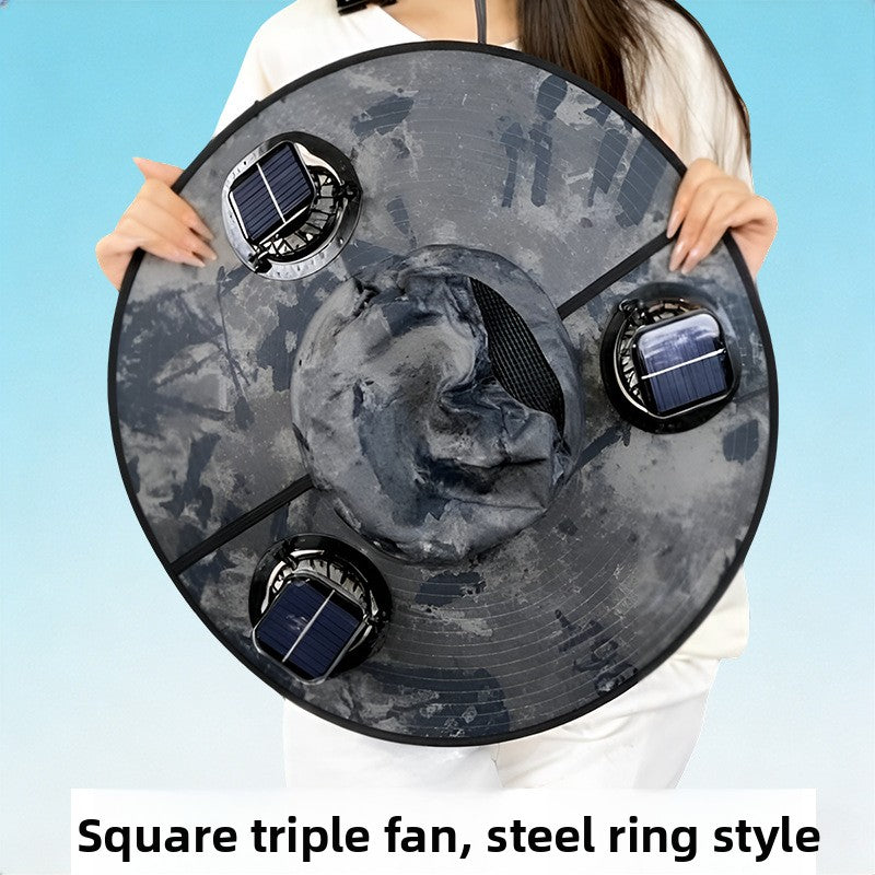 Solar Powered Fan Hat | 1000mAh | Single, Dual & Triple Fan | UV Protection