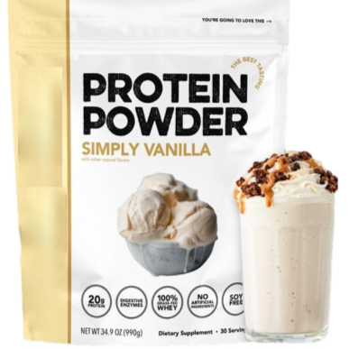 Proteína Whey con Minerales y Vitaminas | Whey Protein Powder with Minerals & Vitamins