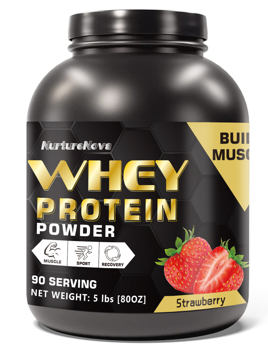 Proteína en Polvo 5 Lbs (2.27kg) | Whey Protein Powder 5 Lbs