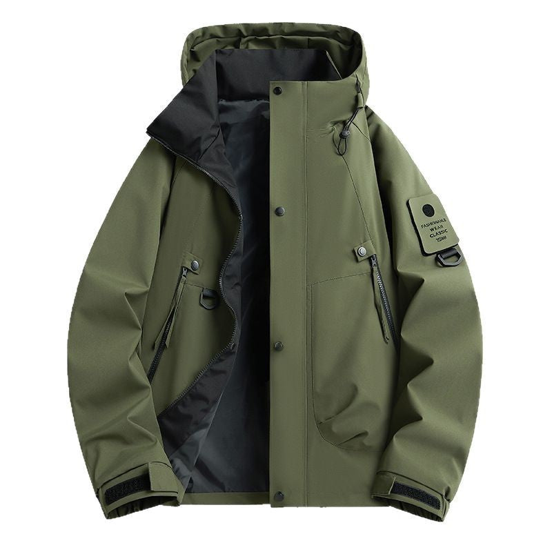Unisex Hooded Windbreaker Jacket | Waterproof 1500mm | Lightweight | S-4XL | 5 Colors
