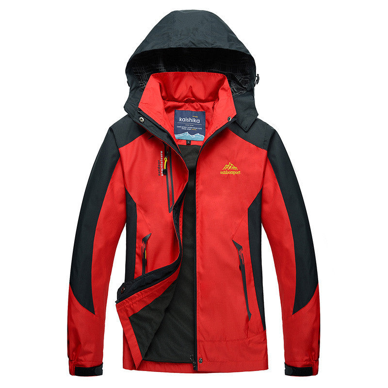 Windproof Waterproof Outdoor Jacket | Men & Women | Hooded Zip | M-5XL | 10 Colors