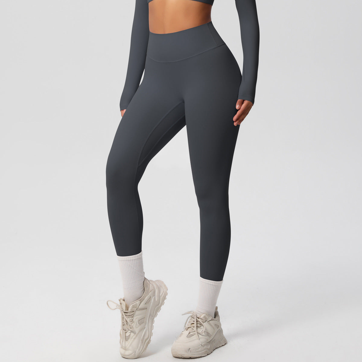 Conjunto Yoga Mujer Pantalón + Top Deportivo 80% Nylon 20% Spandex Quick-Dry Slim-Fit S-XL | Women Yoga Pants & Sports Top Set