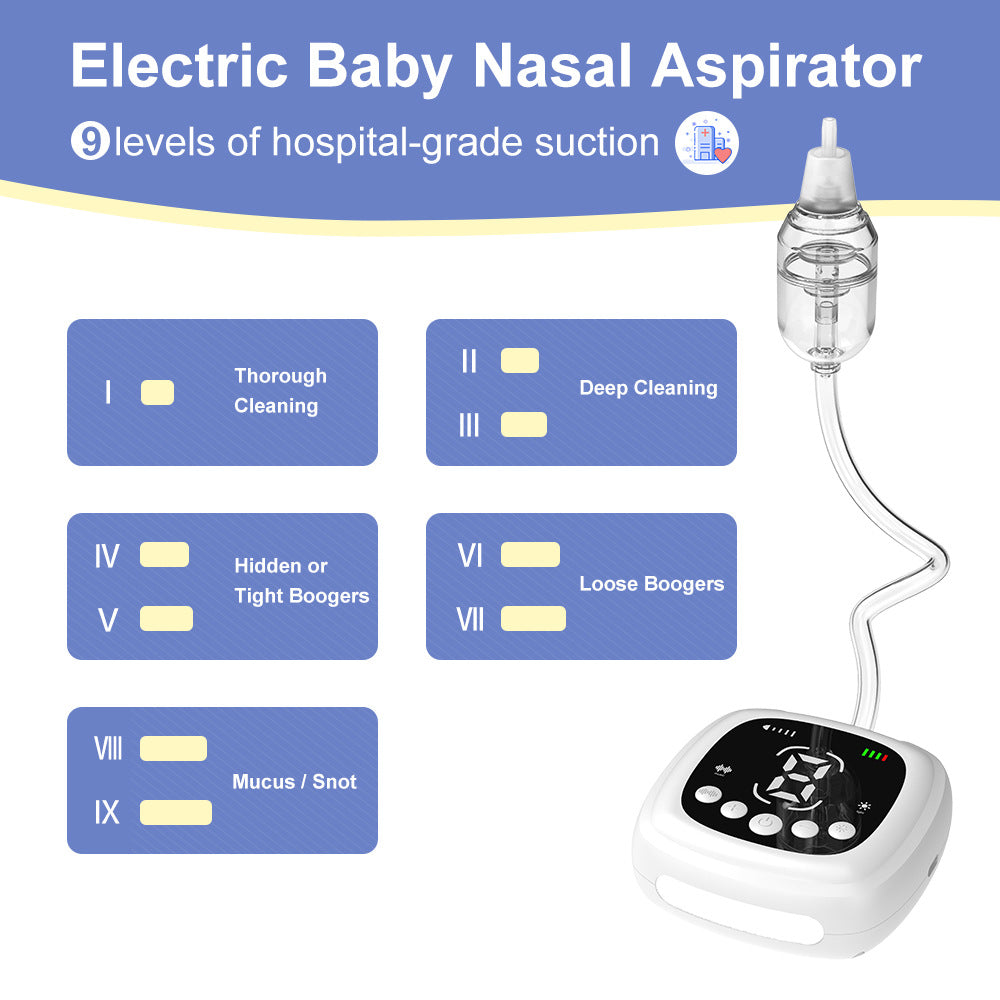 ALTSON Aspirador Nasal Eléctrico para Bebés — Limpieza Profunda de Cavidad Nasal