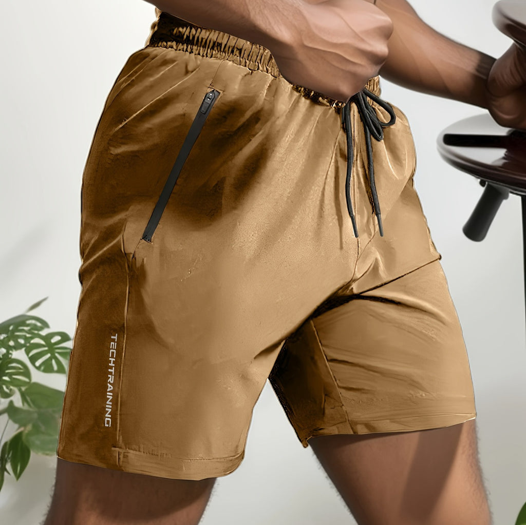 Shorts Deportivo Hombre Secado Rápido Ajuste Ceñido 5 Colores S-3XL | Men's Quick-Dry Tight-Fit Sports Shorts