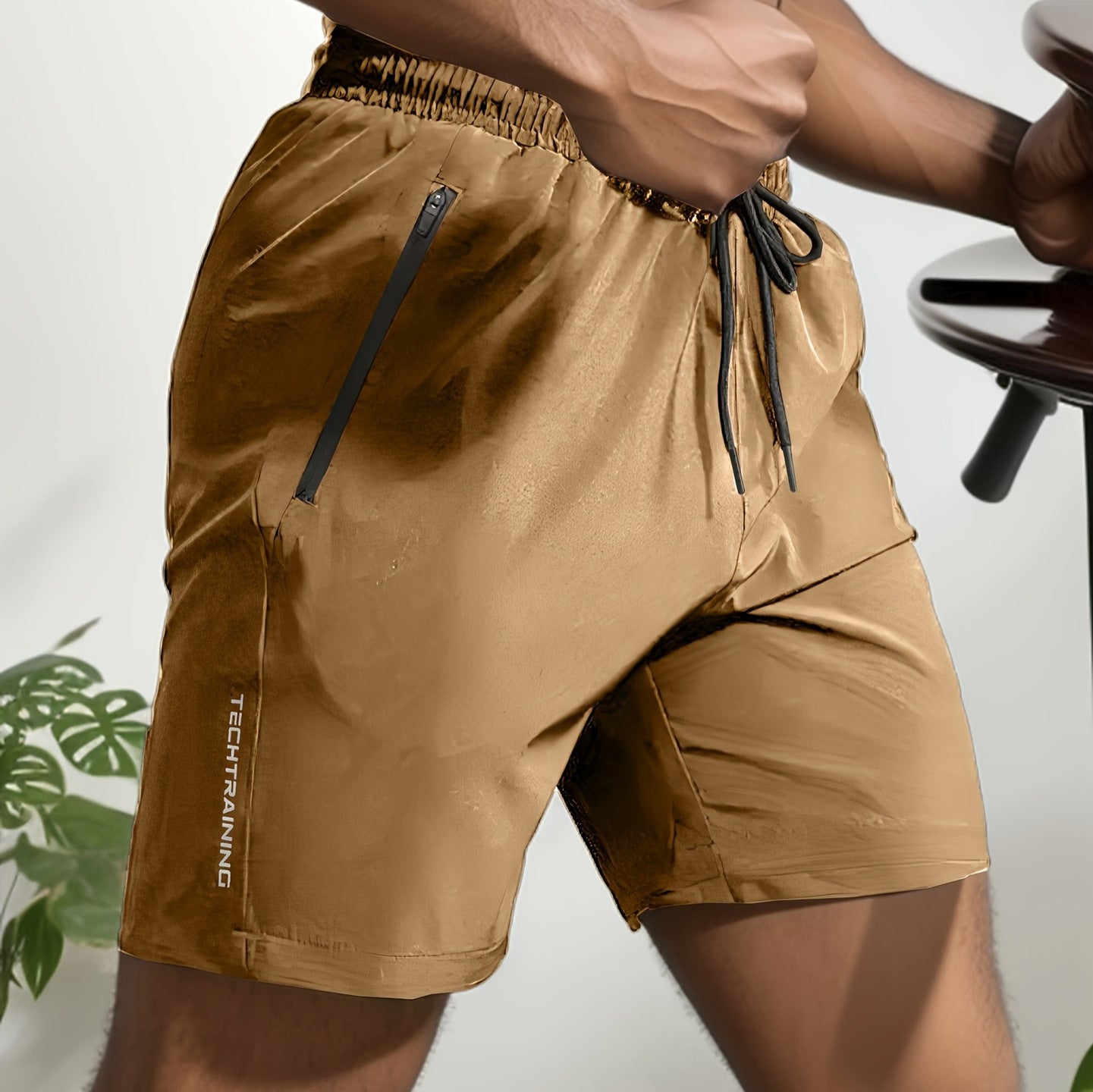 Shorts Deportivo Hombre Secado Rápido Ajuste Ceñido 5 Colores S-3XL | Men's Quick-Dry Tight-Fit Sports Shorts