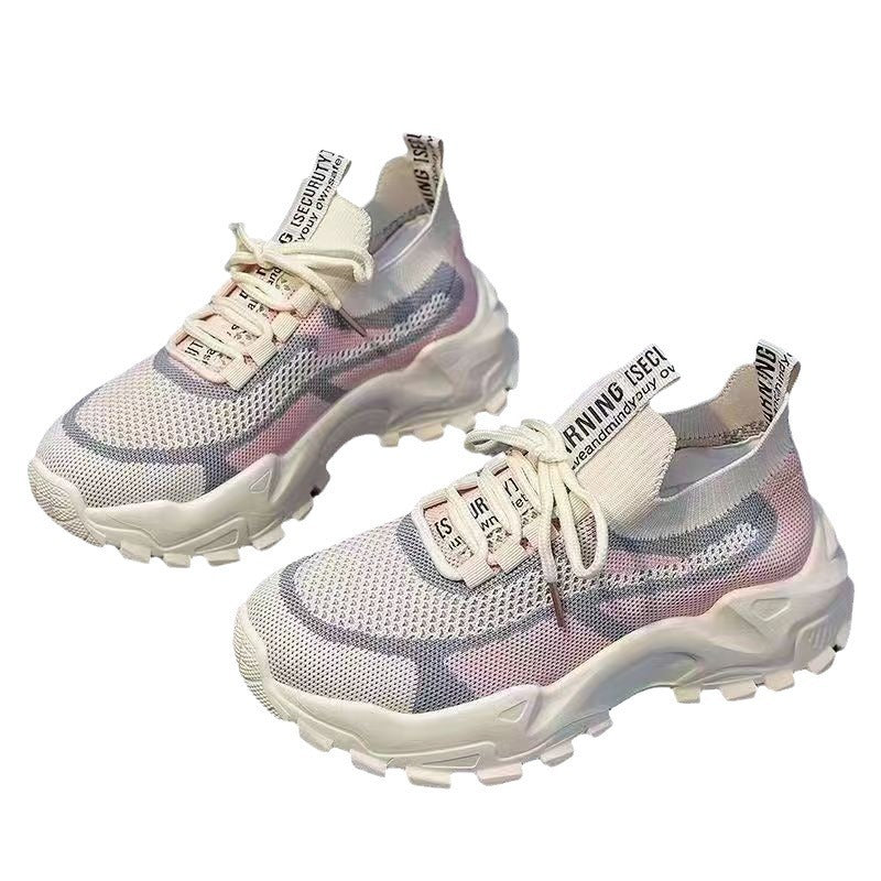 Womens Breathable Mesh Casual Sneakers