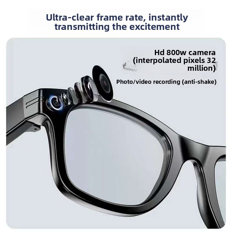 Gafas Inteligentes con IA – Cámara 1080P, Traducción en Tiempo Real, Bluetooth, 32GB