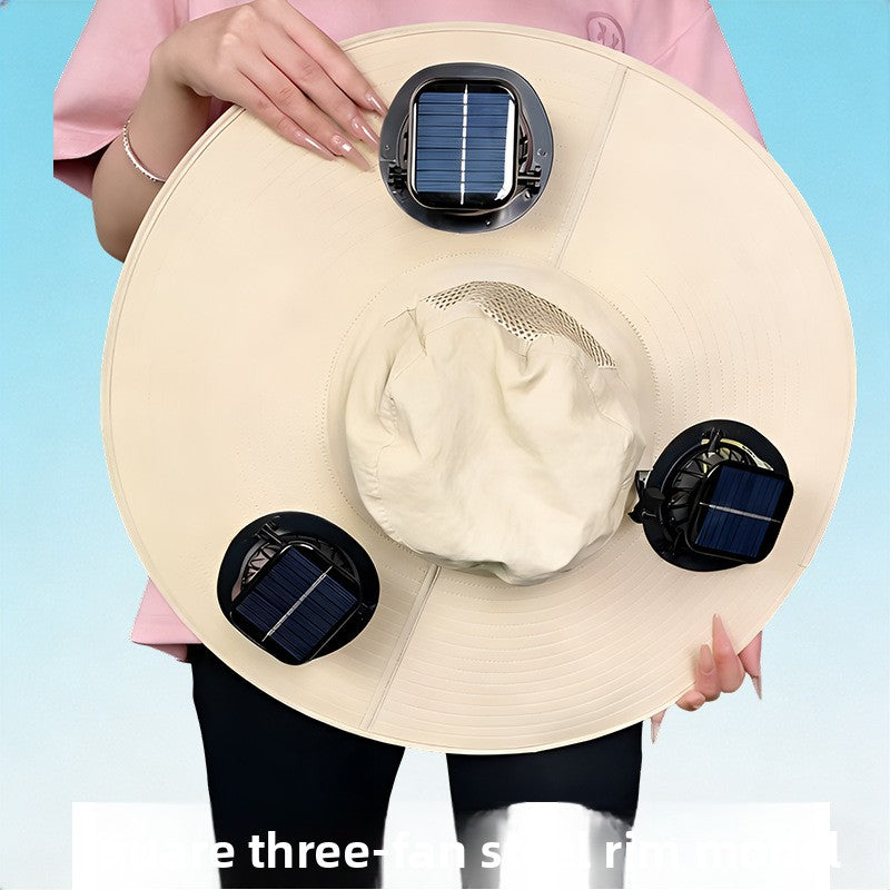 Solar Powered Fan Hat | 1000mAh | Single, Dual & Triple Fan | UV Protection