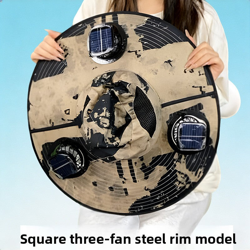 Solar Powered Fan Hat | 1000mAh | Single, Dual & Triple Fan | UV Protection
