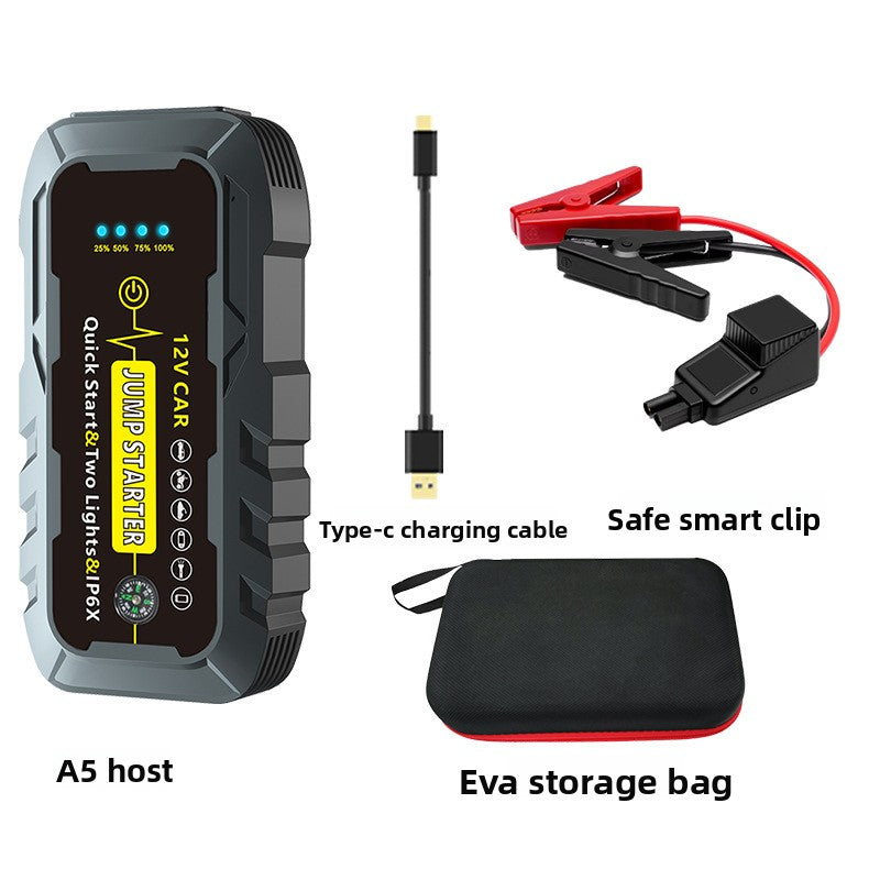 Arrancador Portátil 12V para Autos con Power Bank | IP6X | 1000A-3000A